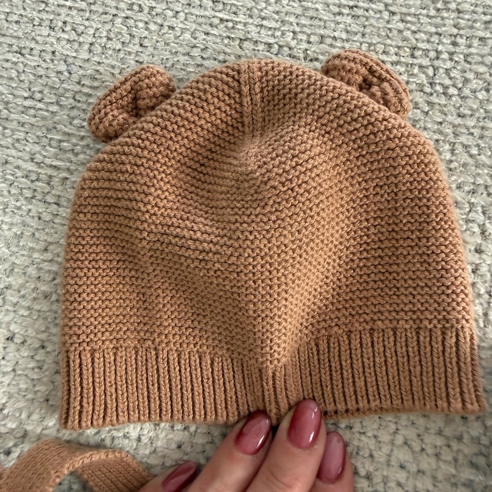 Carter's Warm Knit Baby Sweater in Tan - Picture 5 of 5